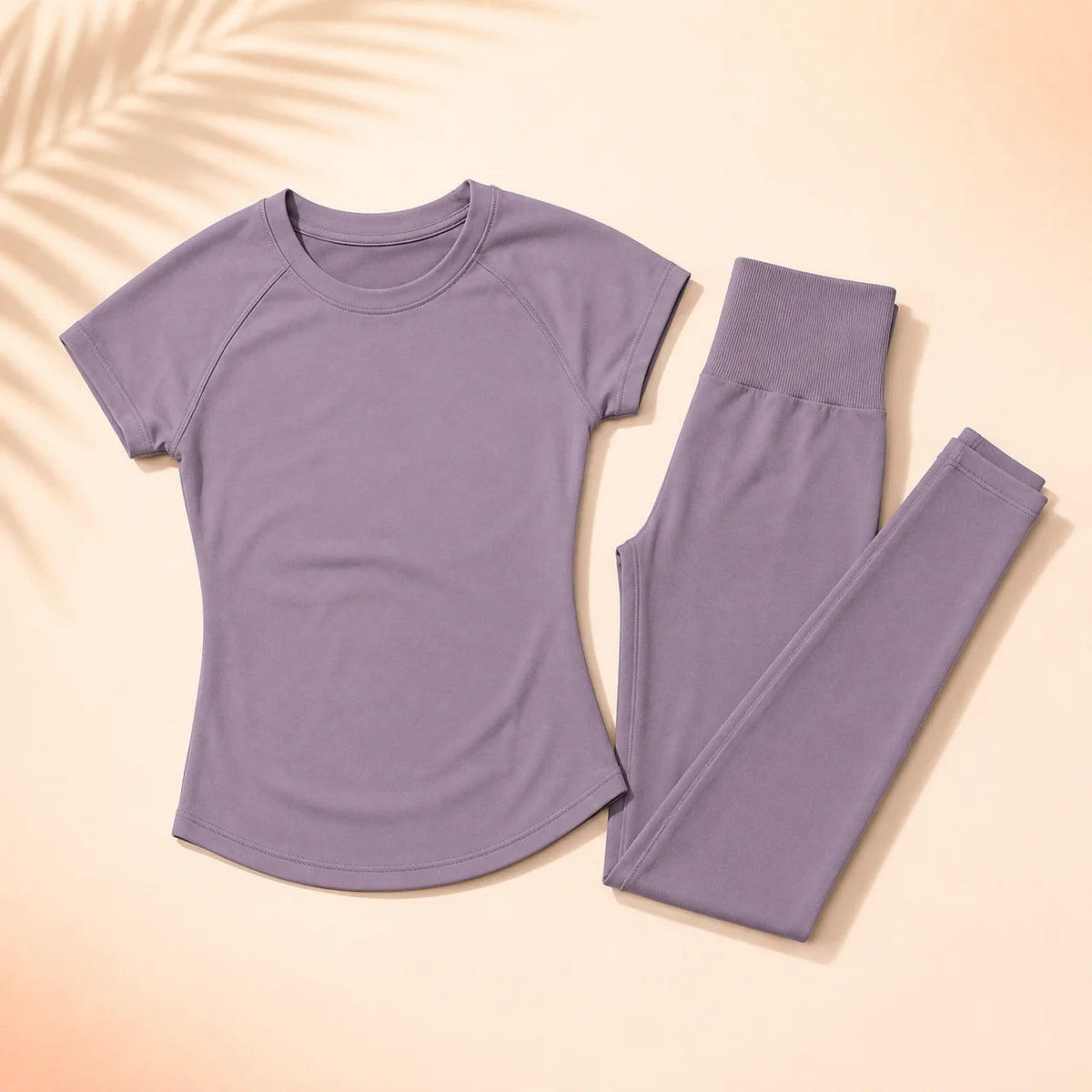 Ensemble yoga femme, 2 pièces, haut et legging