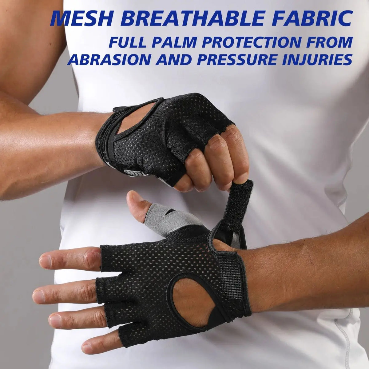 Half-Finger Training Gloves with Padded Palm