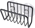 Schwammhalter für die Küchenspüle, Schwammhalter aus Edelstahl mit Saugnapf, Küchenzubehör, wandmontierter Spülen-Organizer