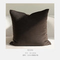 Luxuriöser Kissenbezug 30 × 50 / 45 × 45 cm mit Zweigmuster – maillardbrauner Kissenbezug für Zuhause, Hotel, Bett, Wohnzimmer und Sofa