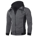 Zip Up Men's Hoodies Autumn Winter Thicken Fleece Male Heavyweight Hooded Jacket Warm Coats Outdoor Jackets for Men