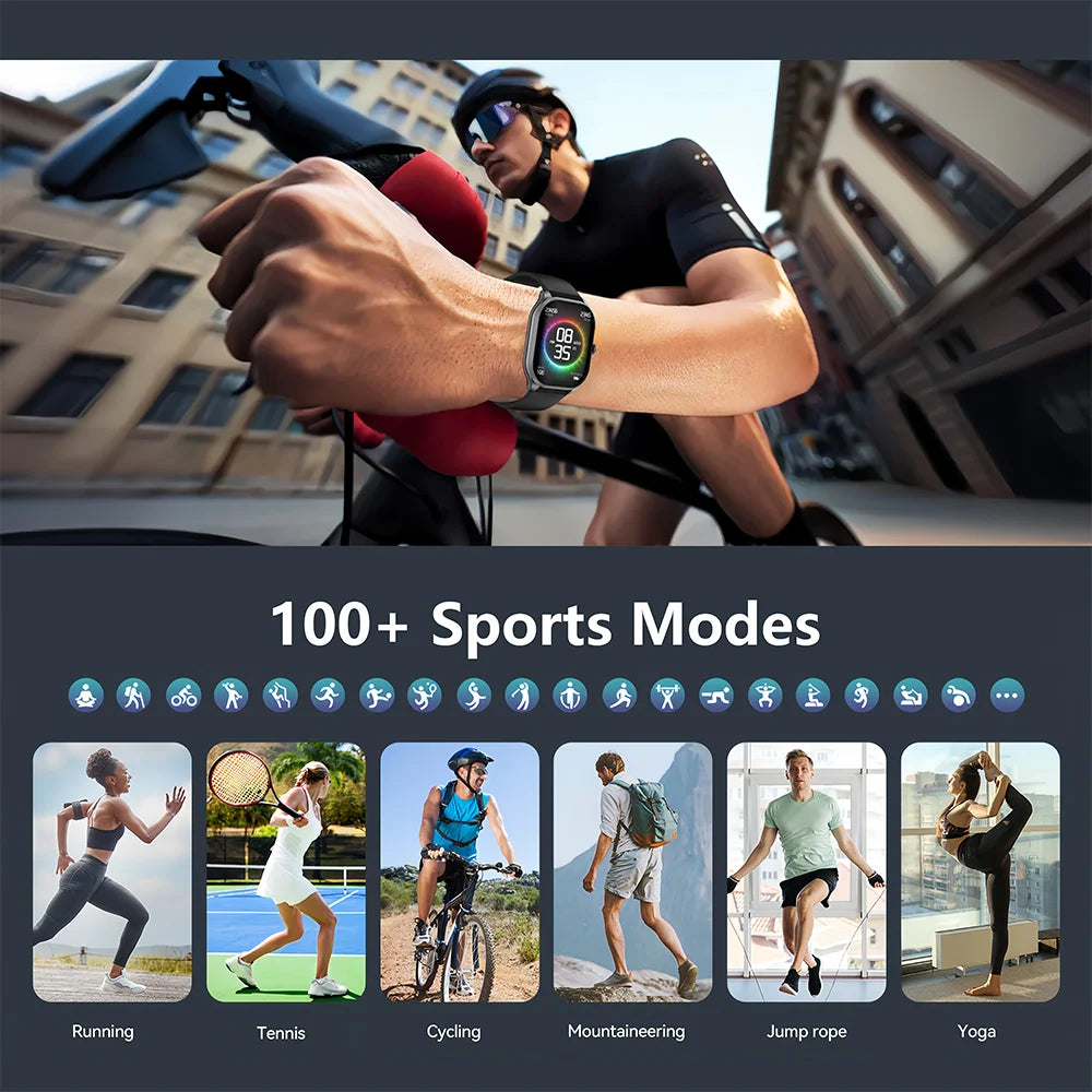 LAXASFIT Bluetooth Calling Smartwatch