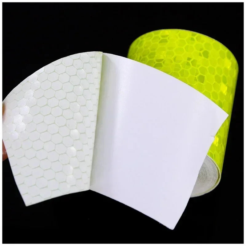 6 colores, cinta reflectante de 5 cm x 3 m, adhesivo reflectante para coche, camión y remolque, accesorios de seguridad