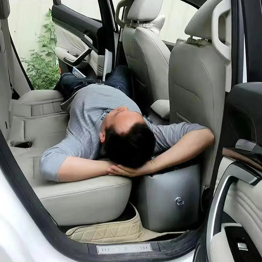 Cama inflable de viaje para coche, colchón de aire inflable para el asiento trasero, accesorios para el interior del coche, conducción autónoma y acampada