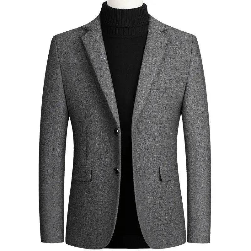 New Arrivals Men's Blended Wool Non-Iron Suit Jacket European SizingBusinessCasual Jacket Minimalist Fashion DesignTrendyStyling