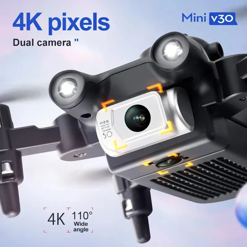 4DRC V30 Mini Drone with HD 4K 1080P Camera, FPV, Professional RC Drone with Five-Sided Obstacle Avoidance, Toy Helicopter Drone