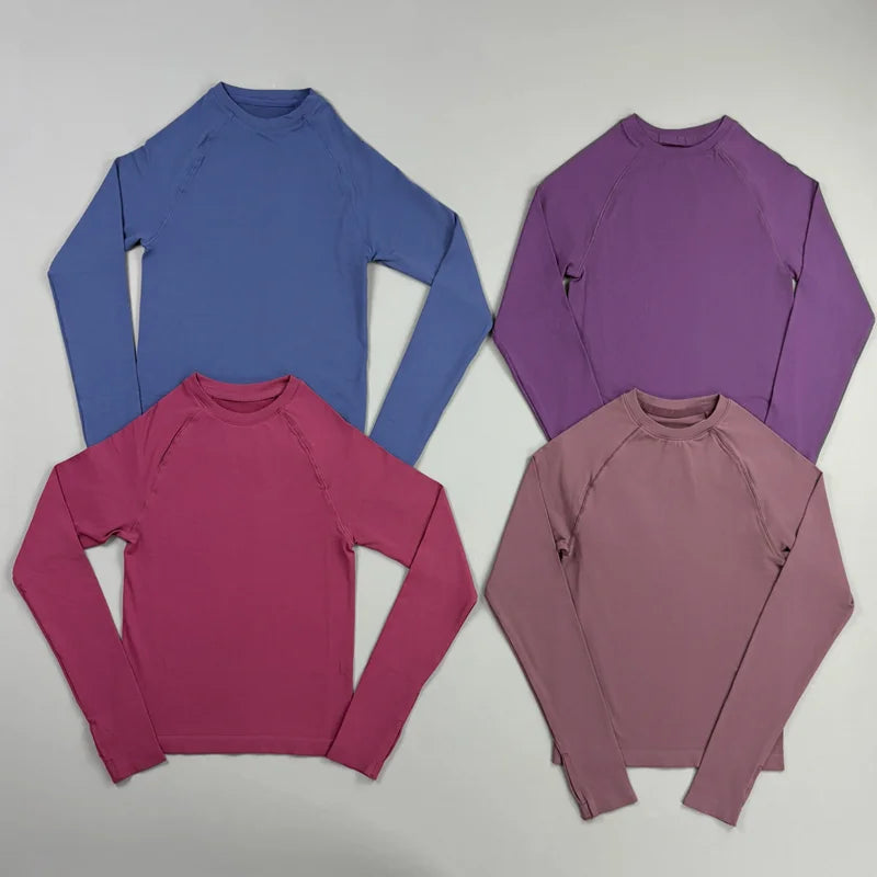 Sportshirt für Damen, langärmelig