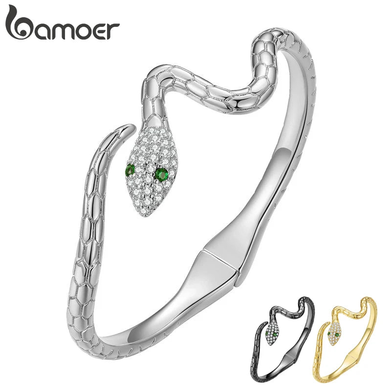 Bracciale con motivo a serpente