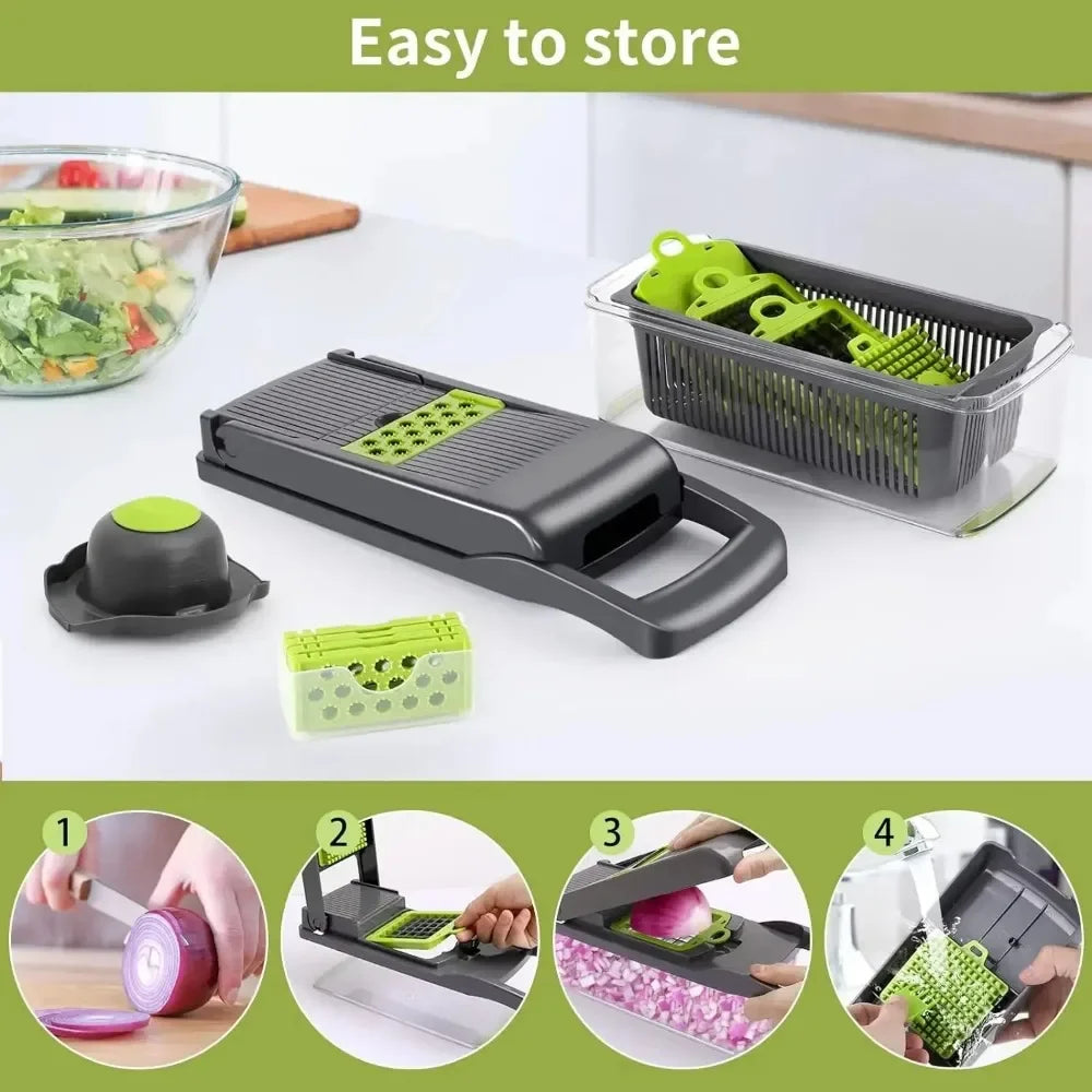 Tritaverdure manuale Galavilly con lame in acciaio inox
