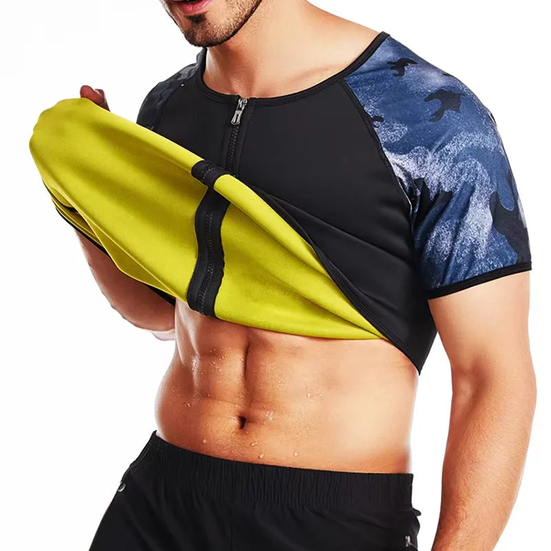 Maglia sportiva uomo a maniche corte