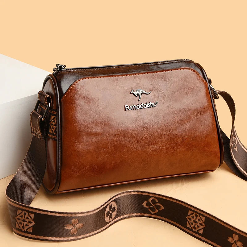 New Genuine High Quality Soft Leather Luxury Purses Crossbody Bag Designer Brand Ladies Shoulder Crossbody Bags 2026 Sac A Main