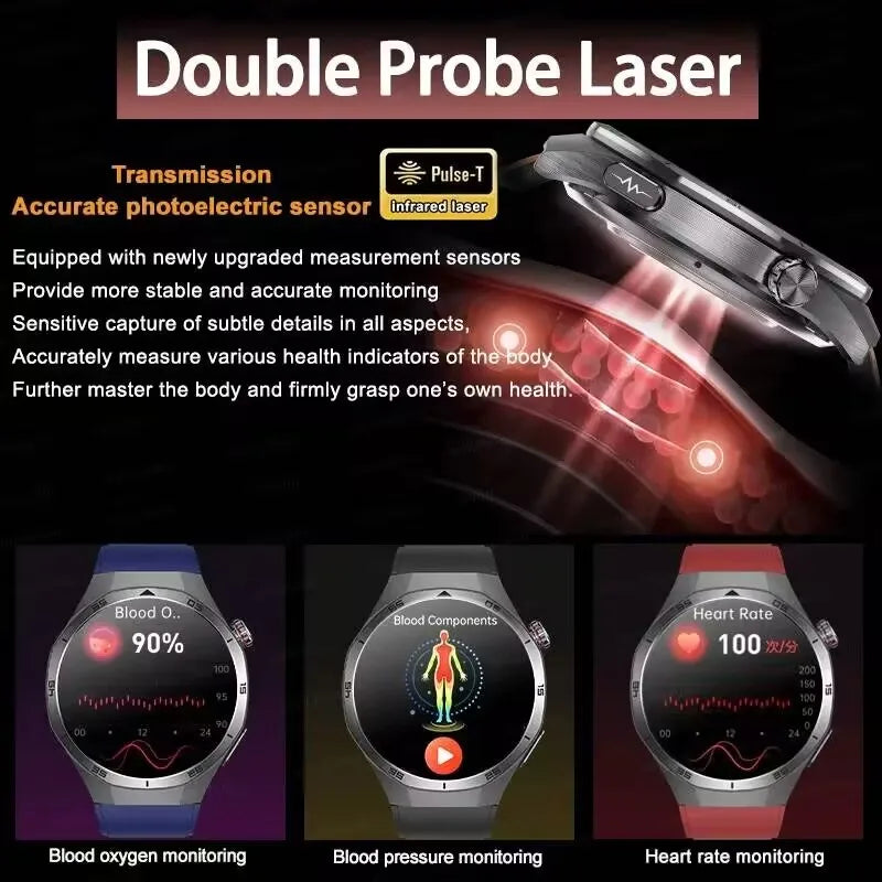 Smartwatch rotondo AMOLED da 1,56″ con chiamate Bluetooth