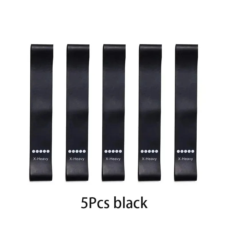 5-Level TPE Resistance Band Set for Yoga and Strength Training
