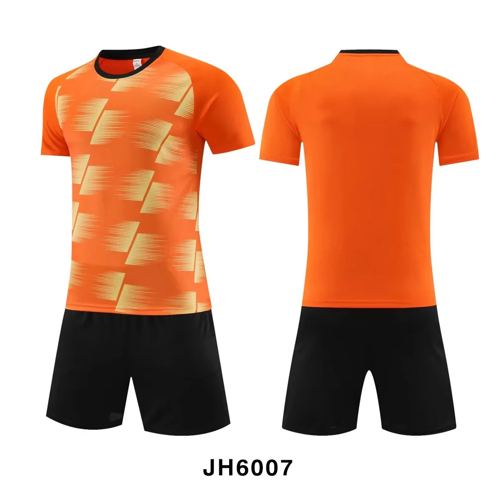 Adult Football Jersey Uniform Soccer Customize Men Kit Sports Clothes Women Futsal Sportswear Training Tracksuit Suit Clothing