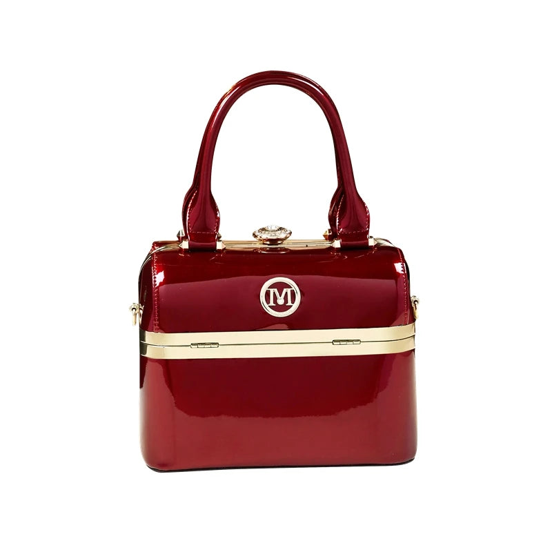 2025 New Genuine Leather Women's Handbags Luxury Fashion Small Square Box Portable Shoulder Messenger Bridal Wedding Bags