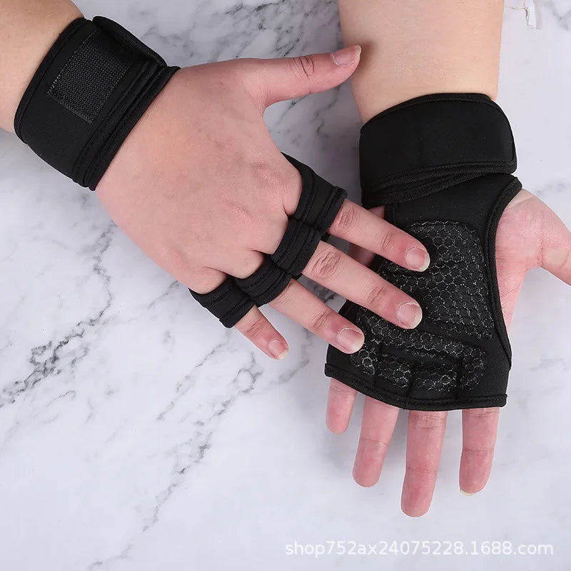 Half-Finger Training Gloves for Gym and Weightlifting