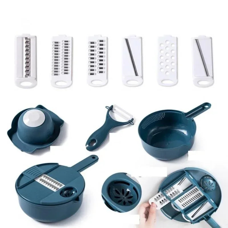 1 Pcs Vegetable Slicer Household Potato Carrot Cheese Slicer Household Fruit Vegetable Drain Basket Vegetable Cutting Tools