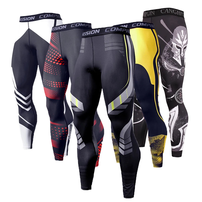 Leggings sportivi da uomo per corsa e allenamento