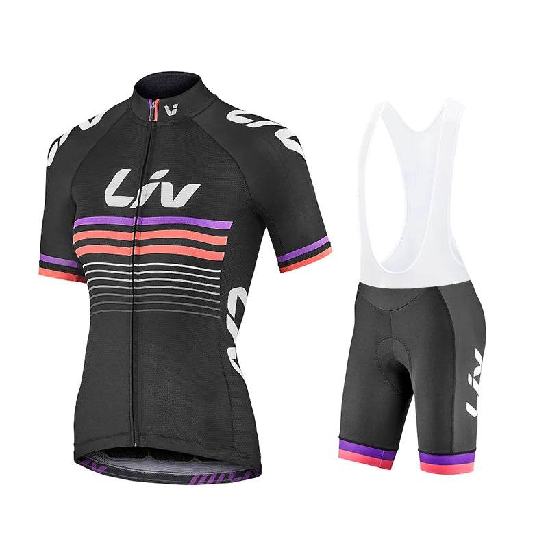 Conjunto de ropa de ciclismo Liv 2023 nuevo para mujer, camiseta de ciclismo, traje de ropa para bicicleta, versión Liv Team, traje de competición, ropa de ciclismo femenina