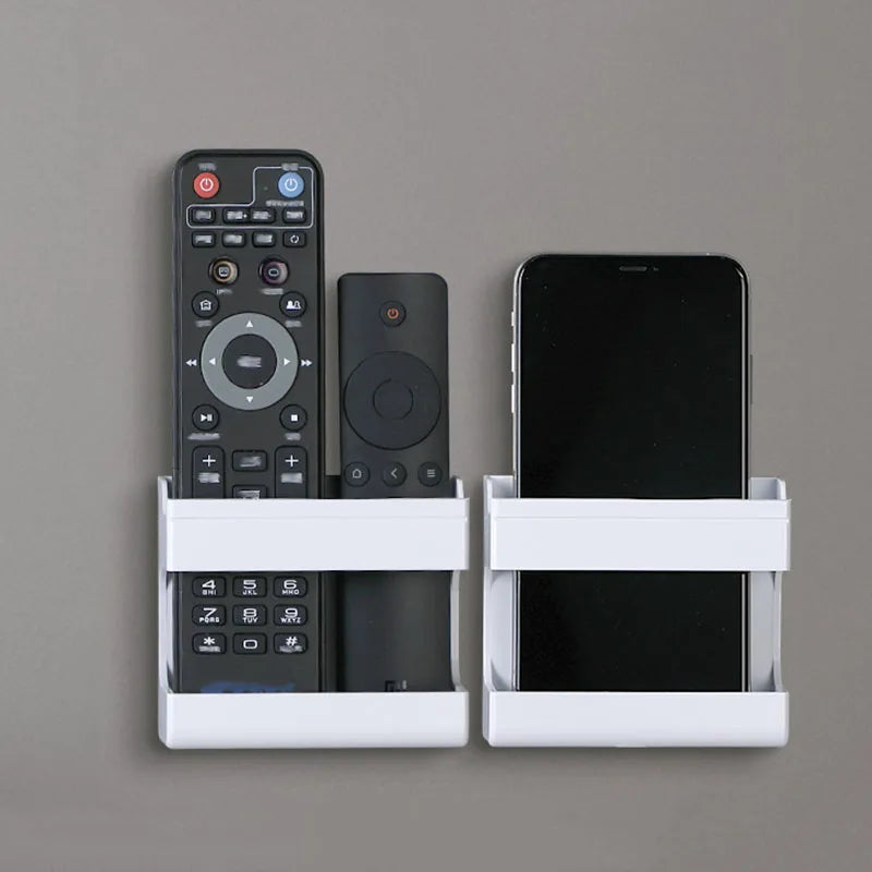 Multifunktionaler Wandhalter für Fernbedienungen und Mobiltelefone