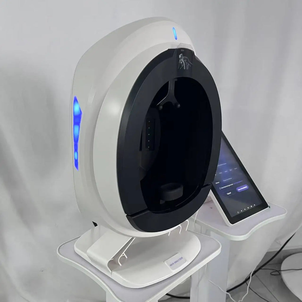 AISIA Q1pro KI-multispektraler Hautanalysator mit 3 Kameras, UV, RGB, 8 Spektren und 3D-Dermis-Gesichtserkennung – Hautanalysegerät für Kosmetikstudios