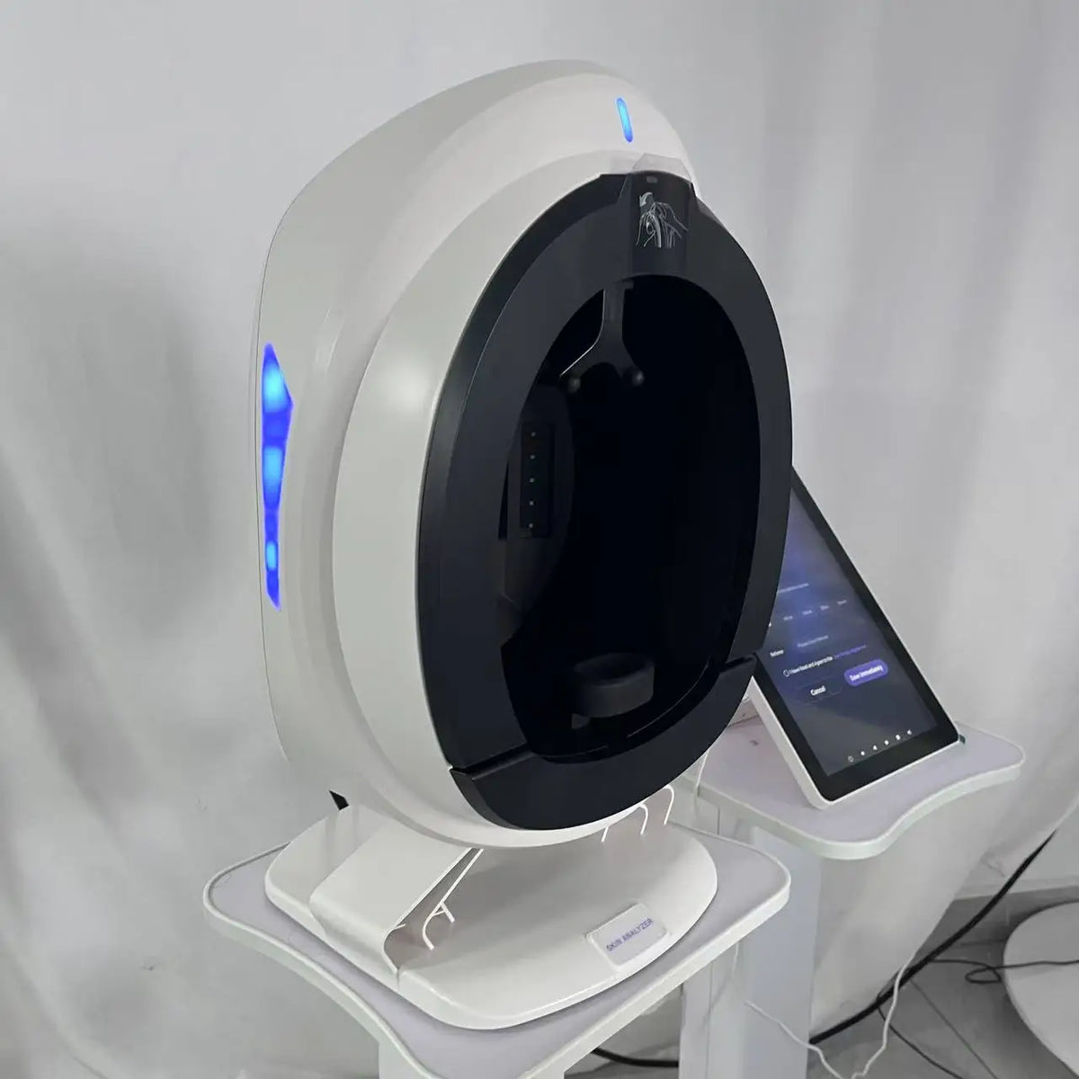 AISIA Q1pro KI-multispektraler Hautanalysator mit 3 Kameras, UV, RGB, 8 Spektren und 3D-Dermis-Gesichtserkennung – Hautanalysegerät für Kosmetikstudios