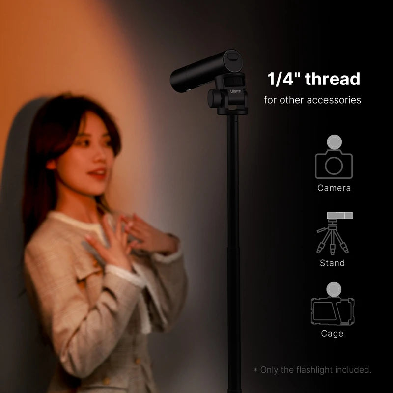 Luce video Ulanzi LM07 bicolore con ricarica USB-C