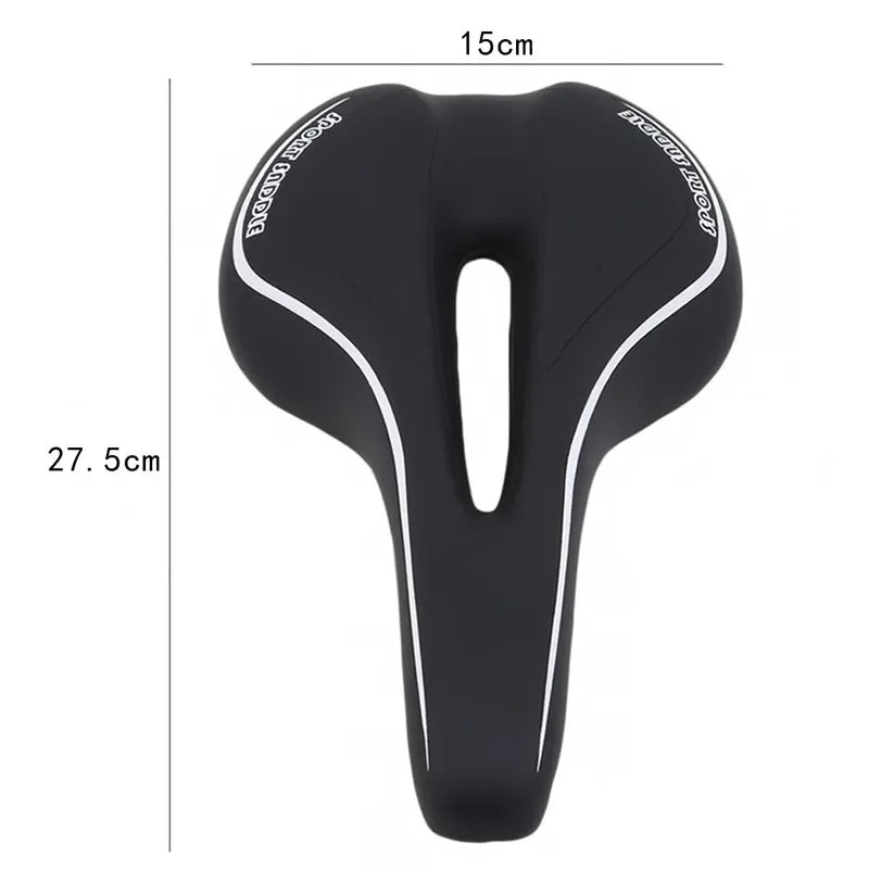 Cojín de sillín de bicicleta extra suave, sillín hueco para MTB, ciclismo de carretera y montaña, accesorios para bicicletas