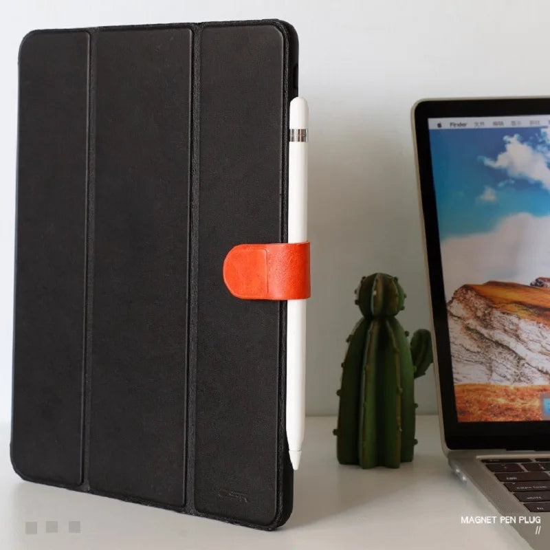 Magnetic Portable Case for Apple Pencil Xiaomi Huawei Surface Pro Samsung S-Pen HP Touch Pen Cover Adhesive Tablet Pouch Sleeve