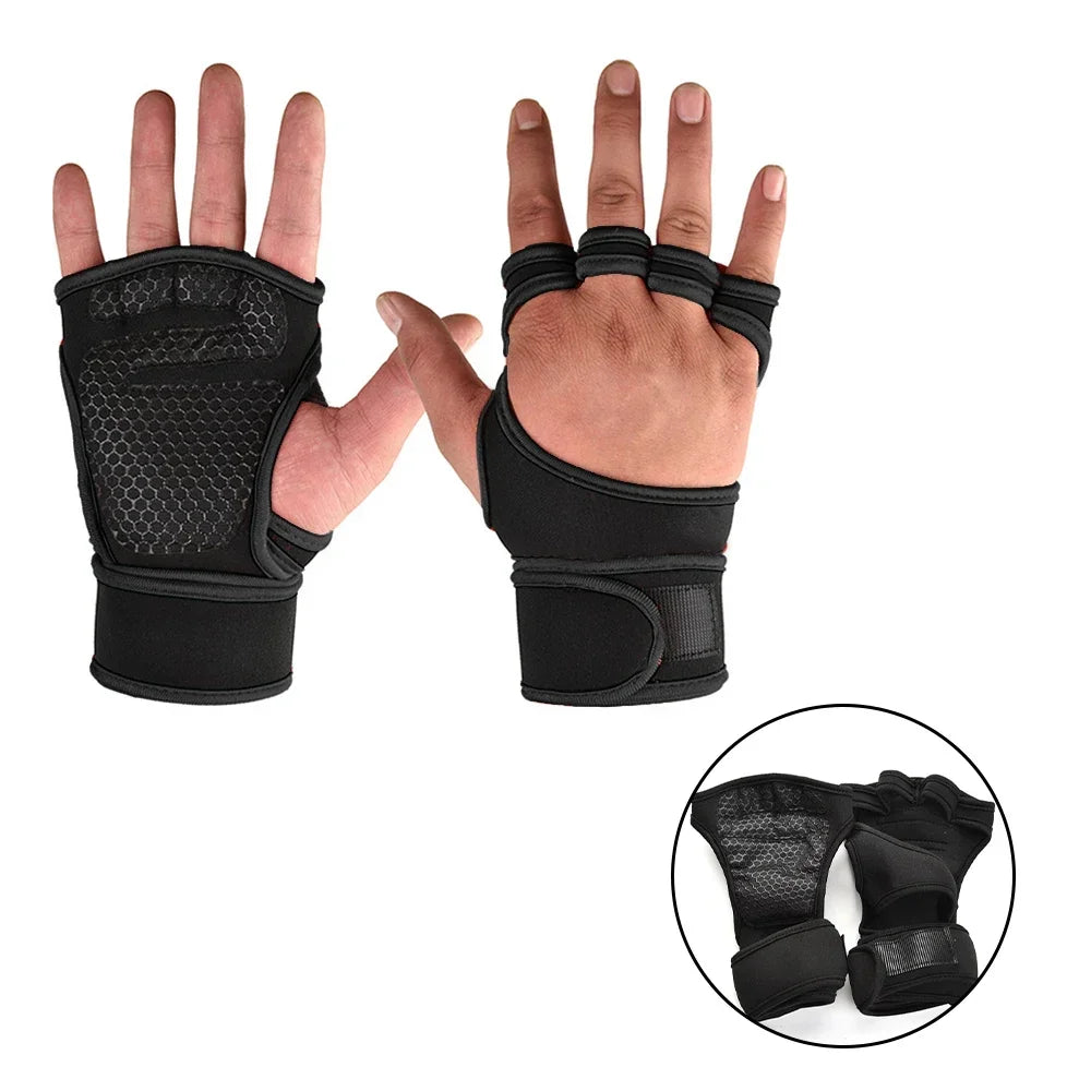 Half-Finger Weightlifting Gloves for Gym and Cycling