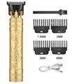 Carving Hair Clipper, Professional Hair-Cutting Machine, Barber’s Rechargeable Metal Hair Trimmer for Men