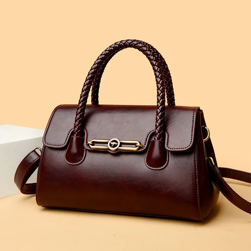 Women 2026 New Luxury Purses and Handbags Designer Messenger Bag Sac High Quality PU Leather Shoulder Crossbody Bags for Female