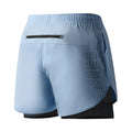 Shorts doppi da corsa da uomo