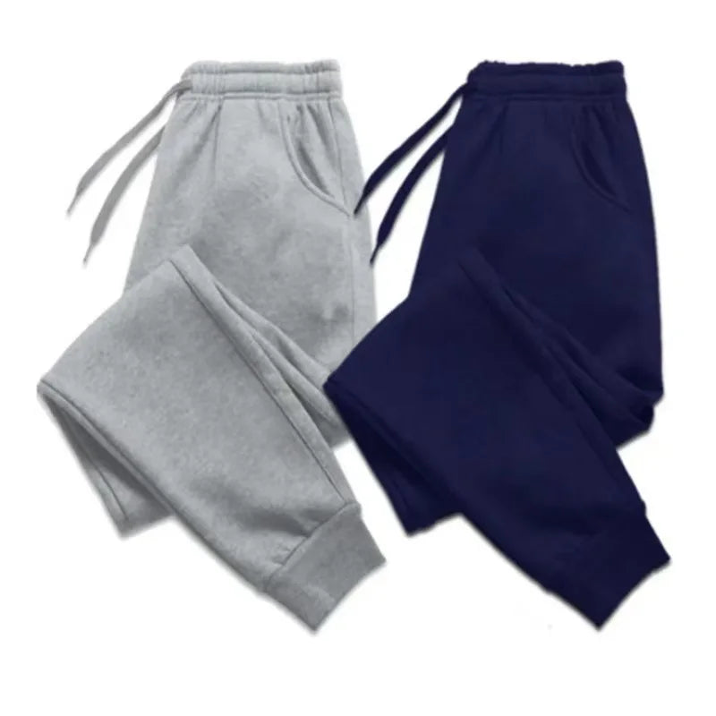 Pantaloni sportivi uomo in poliestere con coulisse