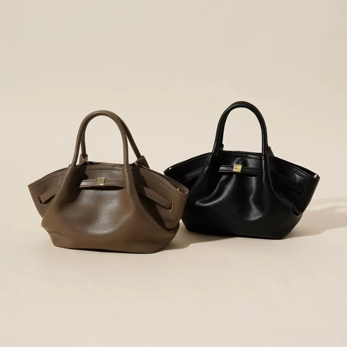 Genuine Leather Dumpling Bag 2026 New Large Capacity Shoulder Bag High Quality Handbag Luxury Women's Bag