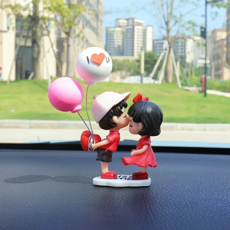 Accesorios para coche interior adorno para mujer bonito creativo de escritorio para parejas regalo de San Valentín decoración para consola central de coche