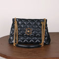 2026 Fashion New Luxury Handbag Joker Temperament Diamond Shoulder Bag High Sense Chain Large Capacity Elegant Commuter Bag One-