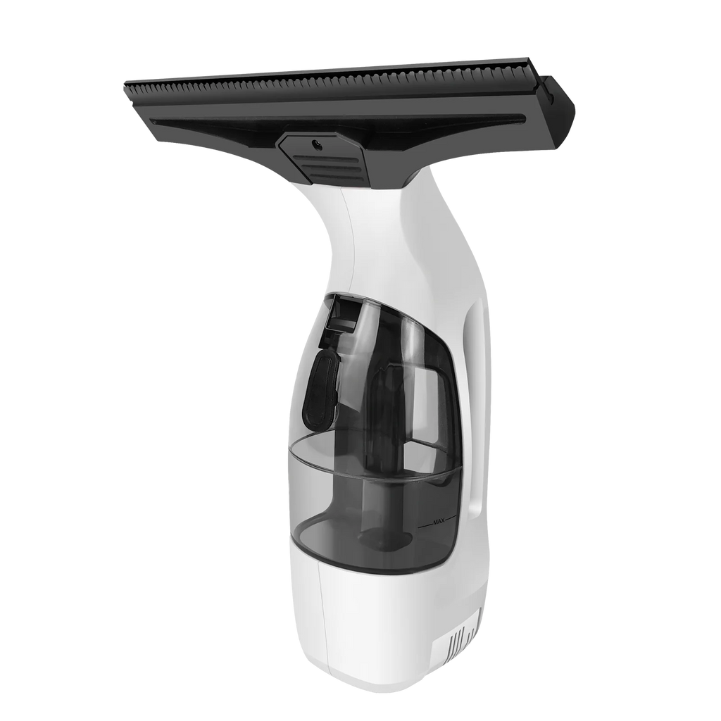 2 en 1 Aspiradora y Escoba de Limpiaparabrisas Inalámbrica Recargable de 3500mAh, Limpiacristales con Estropajo de Microfibra para Ventanas y Espejos