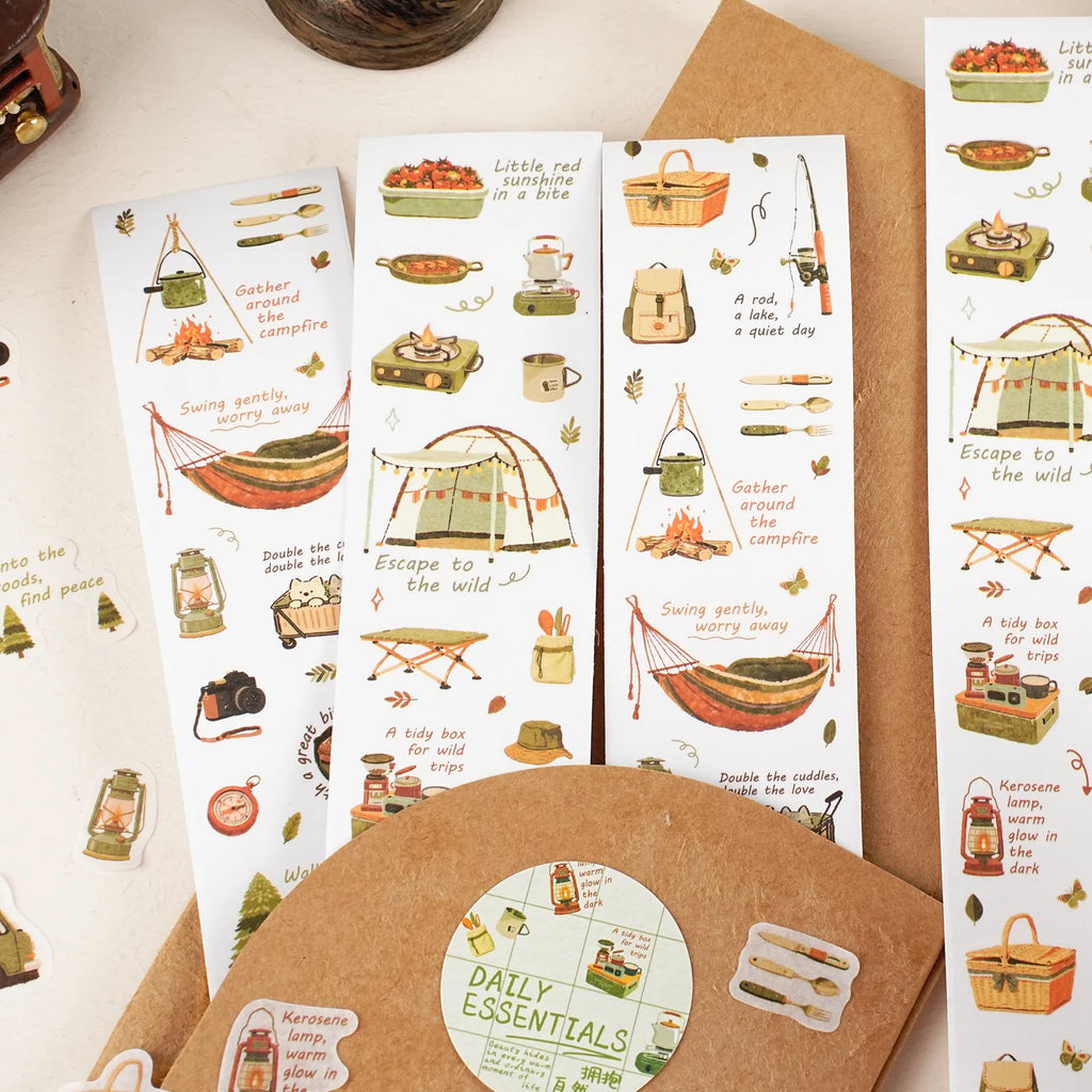 200 cm/rollo Cinta adhesiva decorativa con etiquetas de temática de café, pan y cafetería para decorar diarios, álbumes de recortes y álbumes personales, material de papelería