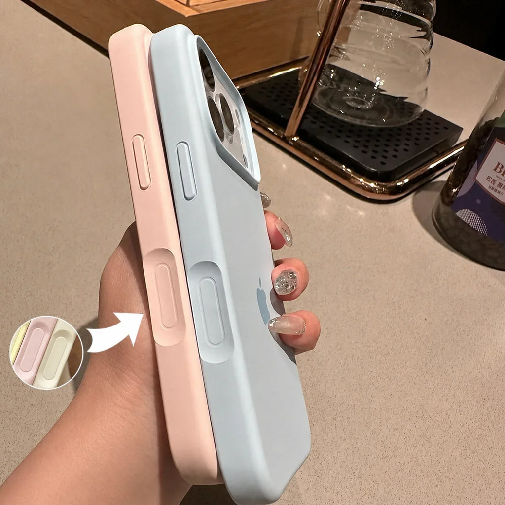 Liquid Silicone Phone Case For Apple iPhone 17 16 15 14 13 18 Pro Max Shockproof Anti-Fingerprint Protective Slim Fit Back Cover