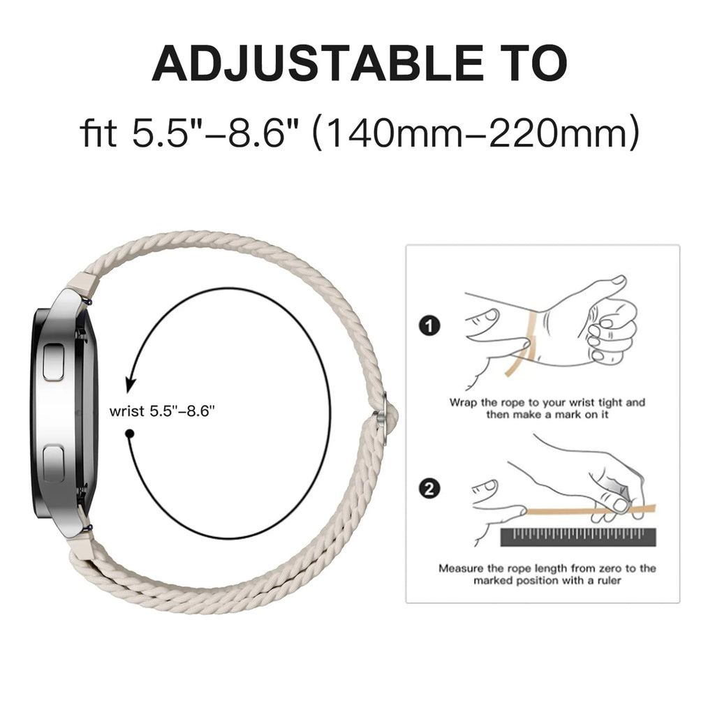 Armband für Amazfit GTS 4/4 Mini/2/2e/3, GTR 4/2/3/Pro und Stratos 3 – Zubehör für Smartwatches, Armband für Amazfit Bip, 20 mm/22 mm