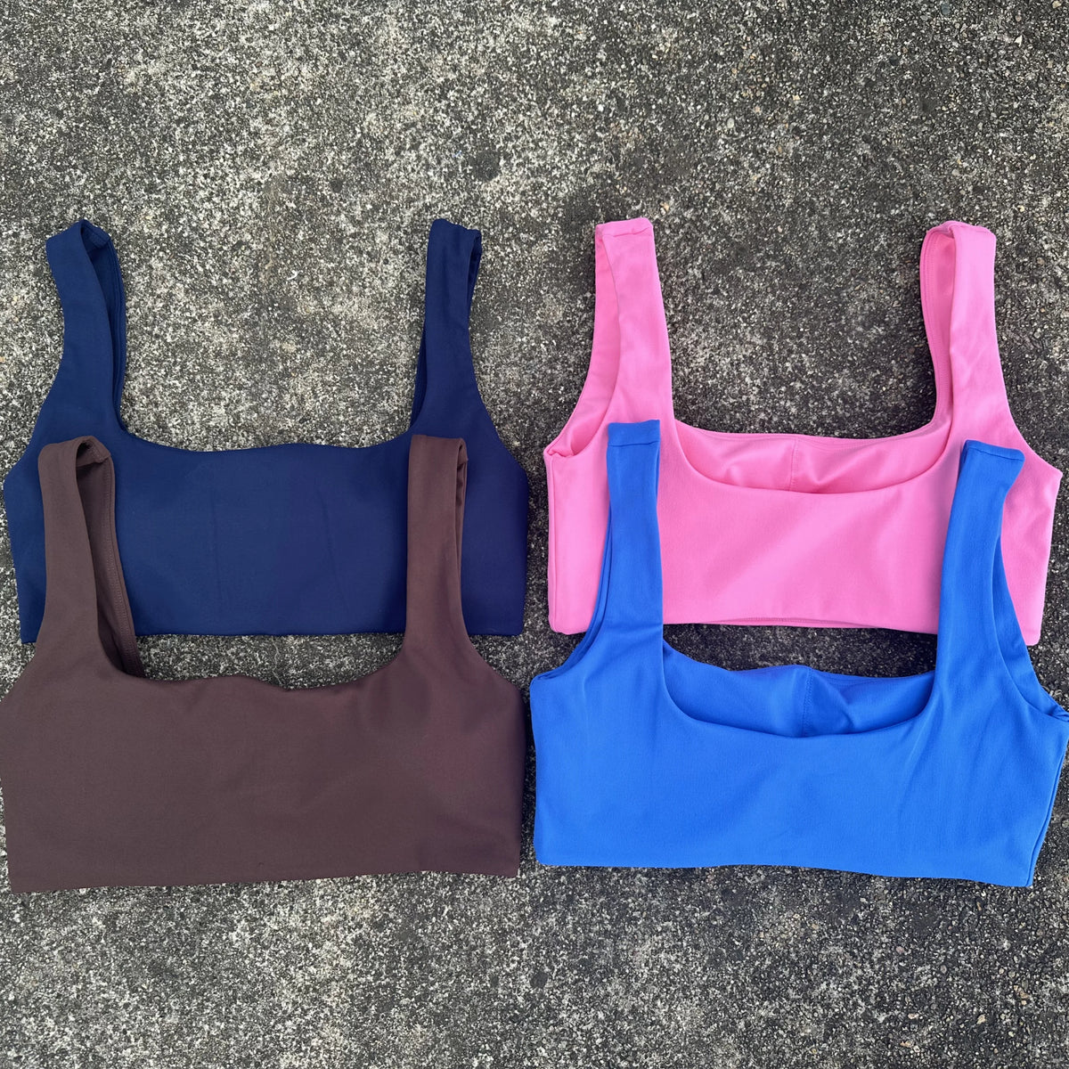 Women’s Nylon and Spandex Sports Bra for Yoga and Fitness