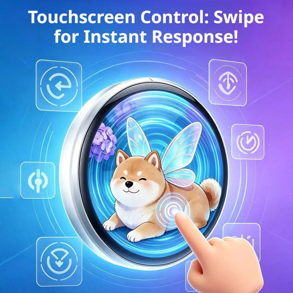 Dynamic Electronic Badge Display Pin 1.5 In Touch Screen Anime E-Badge For Game Peripherals Excellent Fans Friends Birthday Gift