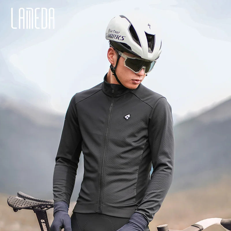 Herren-Radjacke mit Fleecefutter