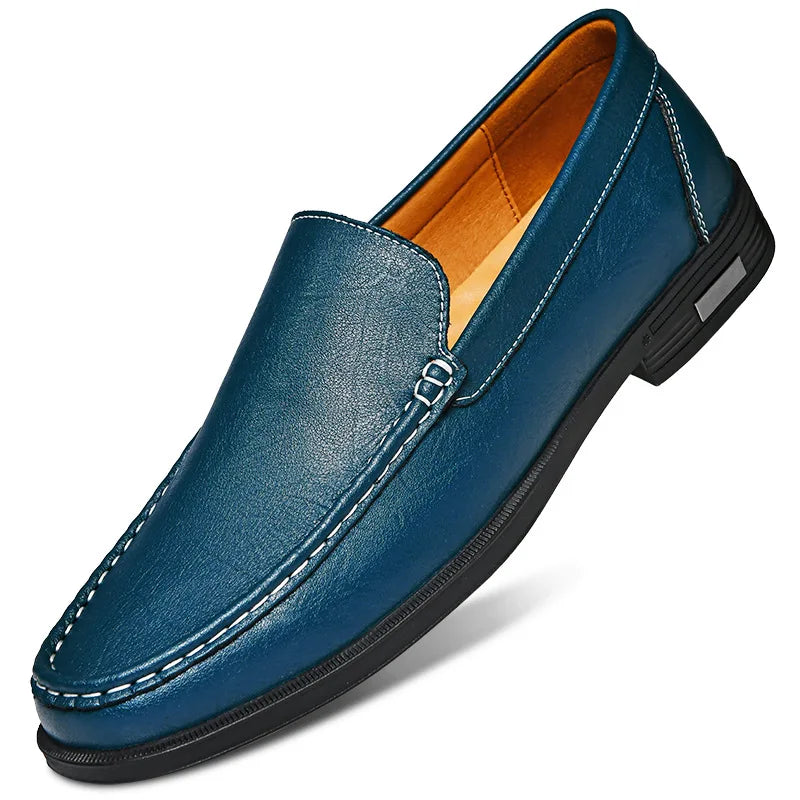 Leder Herrenschuhe Slipper Büro Business Schuhe Hochzeit Party Herren Anzugschuhe Atmungsaktiv Fahren Bequeme Slipper Mokassins