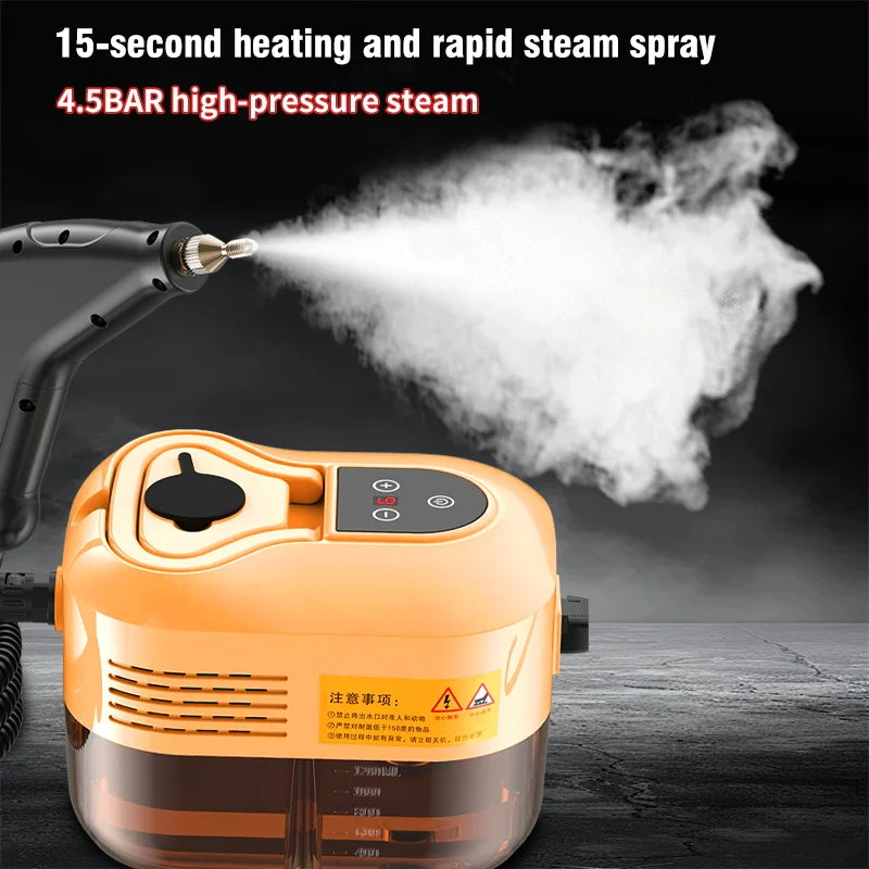 Nettoyeur vapeur haute pression haute température portable pour climatiseur, cuisine, voiture, meubles EU/US