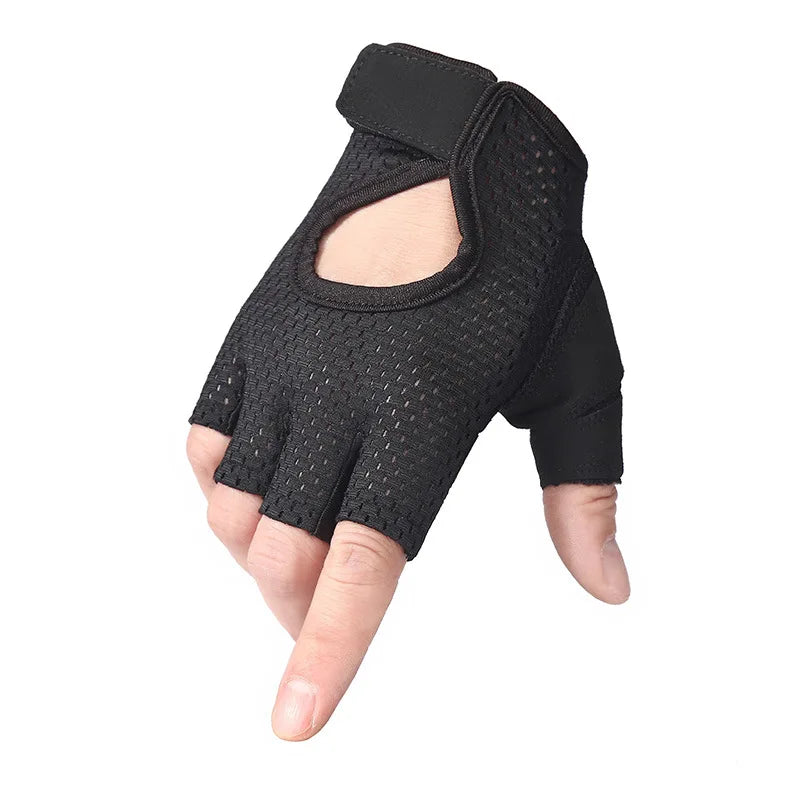 Half-Finger Weightlifting Gloves with Gel Grip