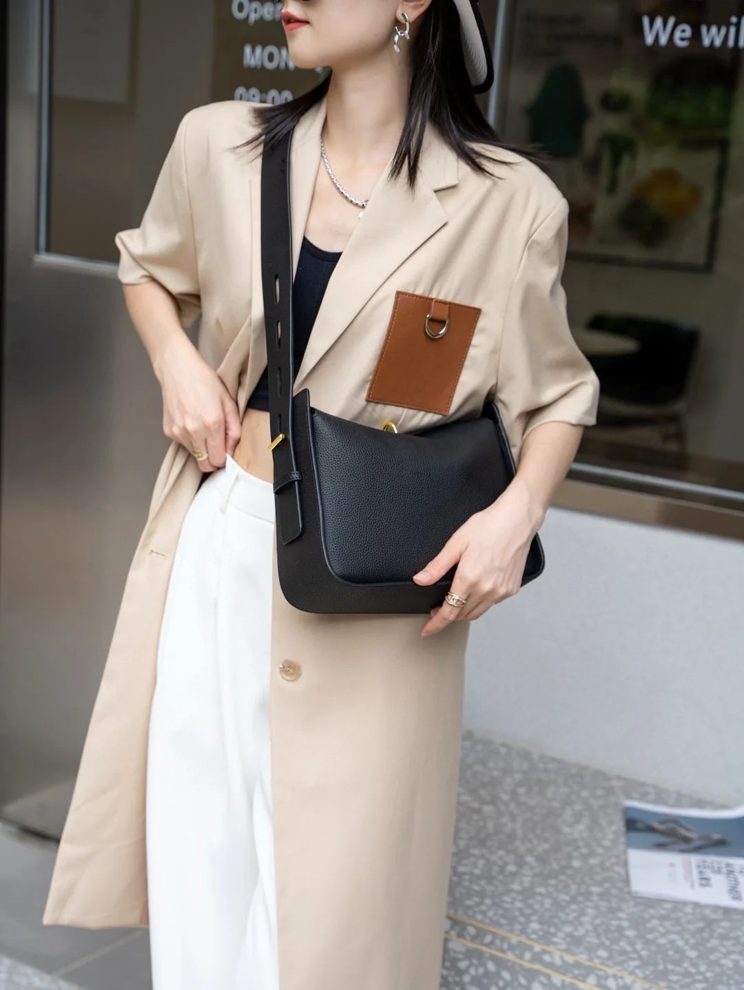 New Genuine Leather Luxury Designer Women Shoulder Crossbody Underarm Bags Cowhide Ladies Large Capacity Tote Bag Fashion Purse
