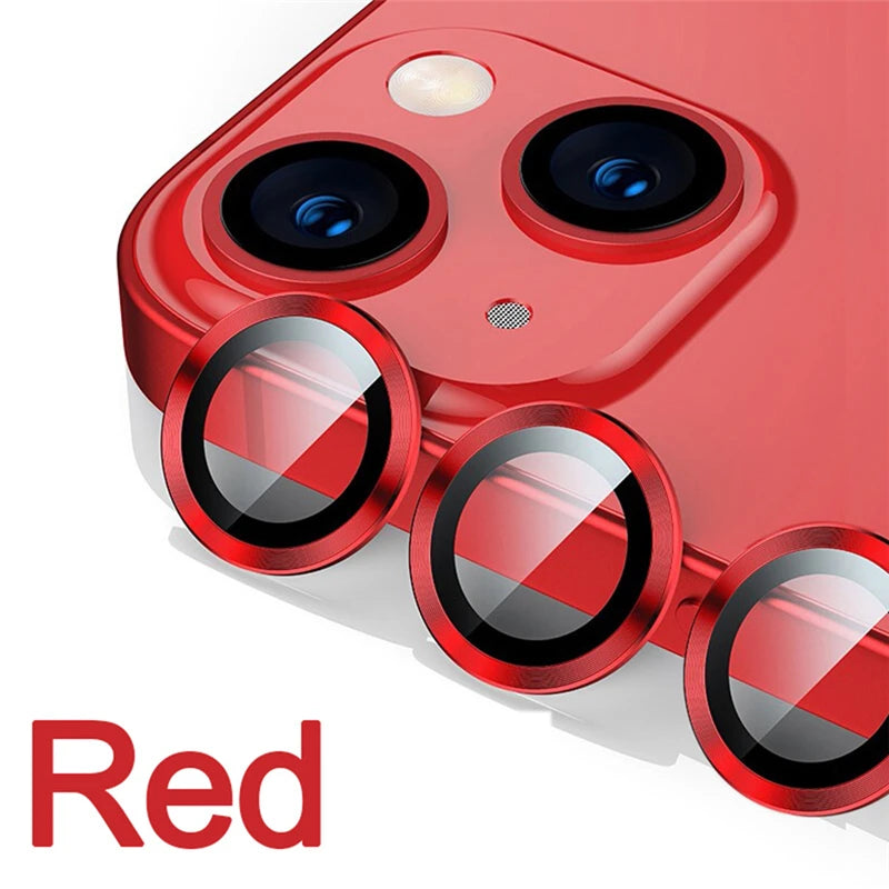 3Pcs/1Set Glass Camera Caps for iPhone 18 17 16 17E 16E Pro Max Metal Frame Lens Protector for Apple 15 14 Plus 11 12 13 Pro Max