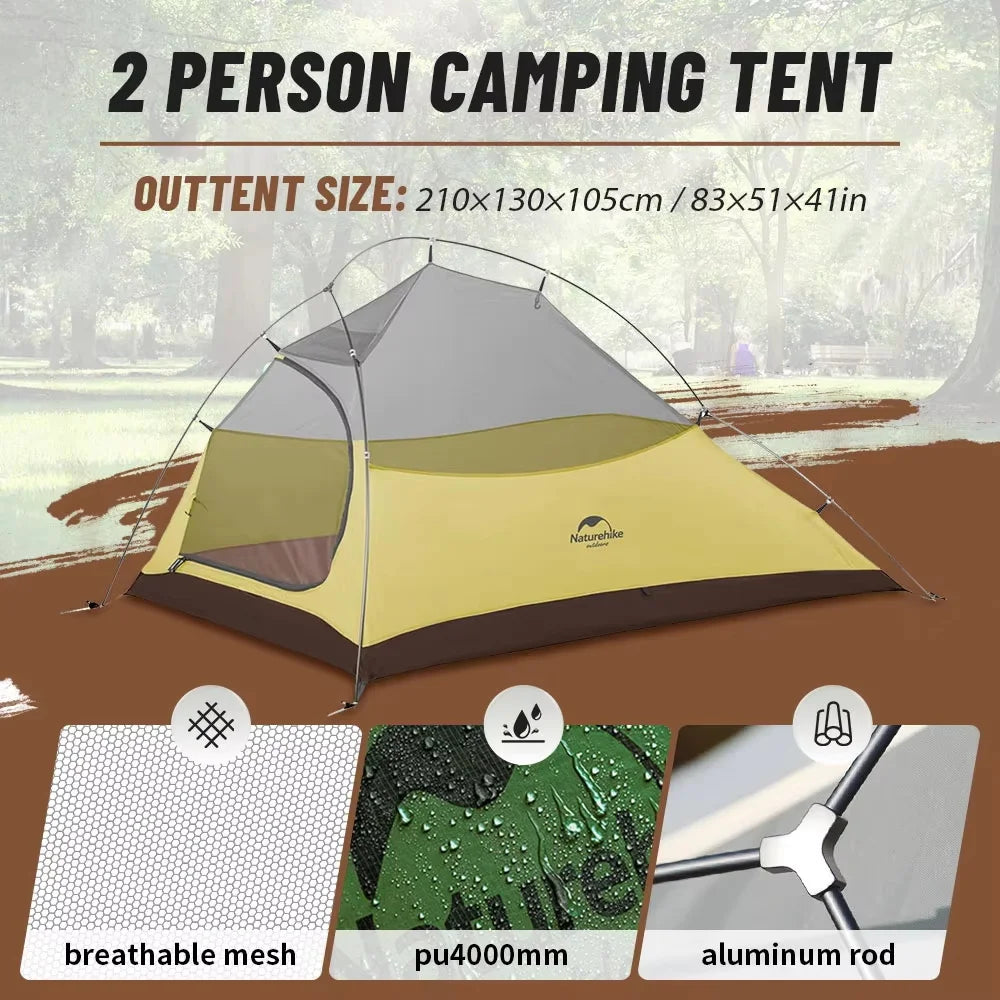Tenda da trekking Naturehike Cloud Up per 2 persone